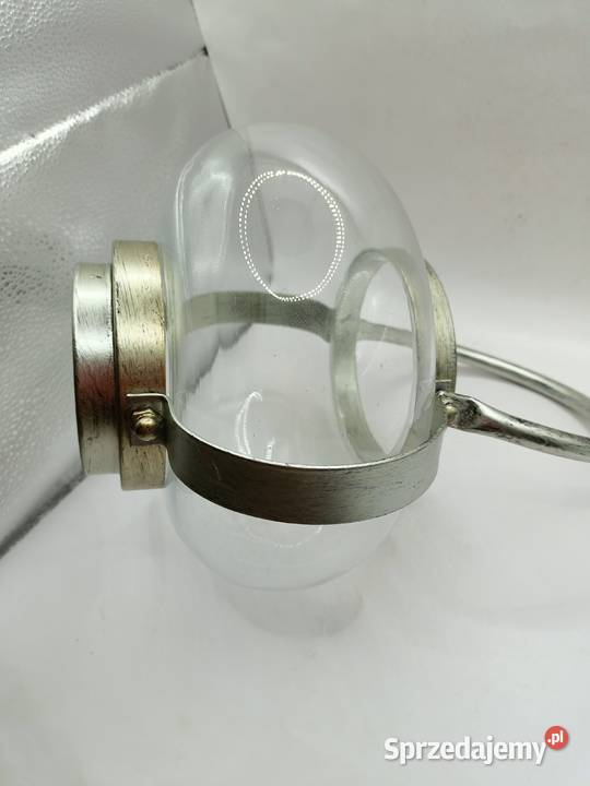 Dekoracja ogrodowa lampion szklany z metalem Dekoracje ogrodowe lubelskie sprzedam