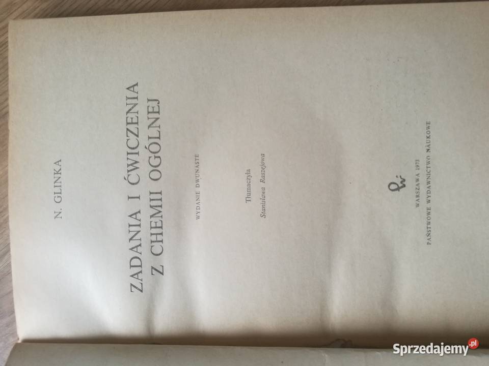 Ksiazki biochemia fizyka chemia podkarpackie Markowa