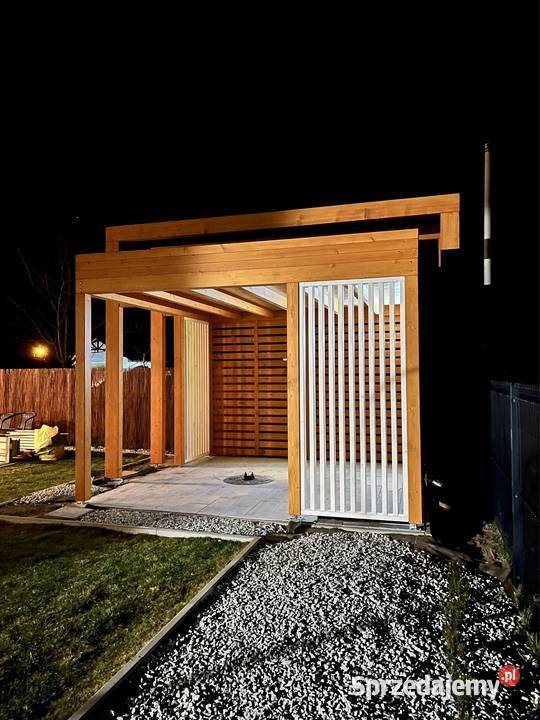 Nowoczesna altana ogrodowa pawilon ogrodowy podkarpackie Rzeszów