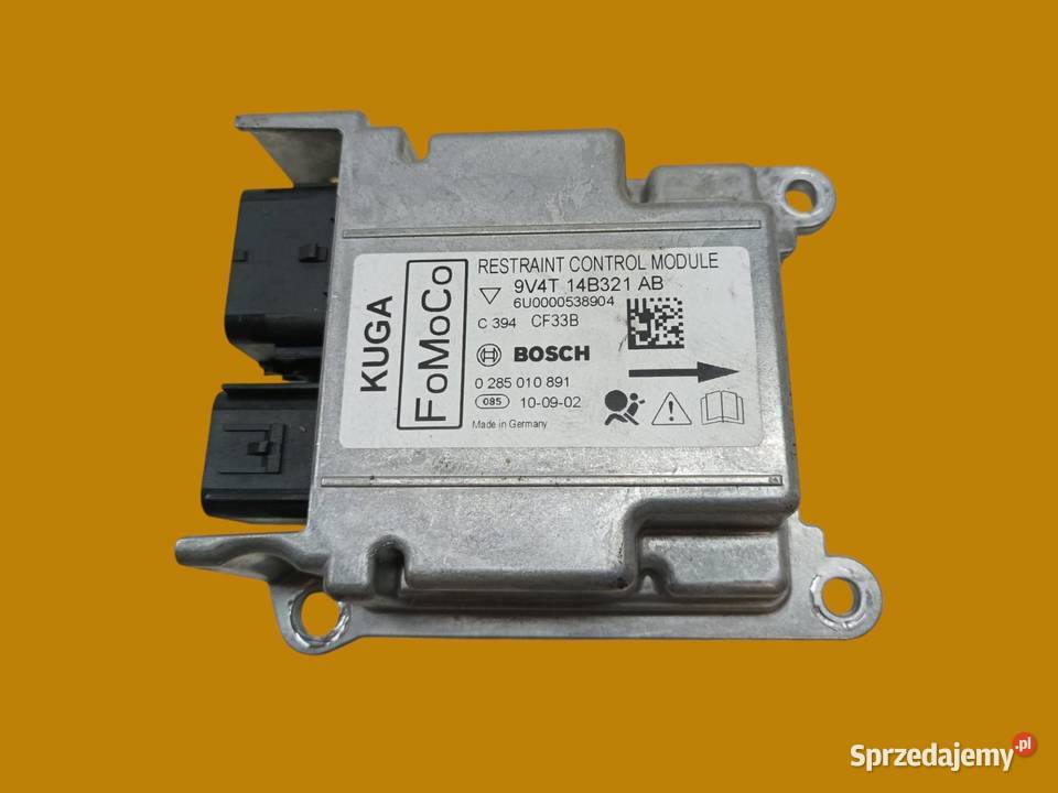 SENSOR AIRBAG 9V4T14B321AB 0285010891 Ford Kuga Rok produkcji 2010 świętokrzyskie sprzedam