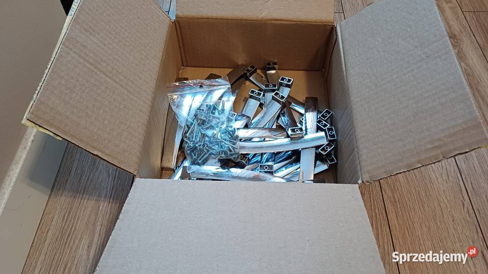 Uchwyty meblowe metalowe 26 sztuk plus śruby 52 2cm Uchwyty Warszawa