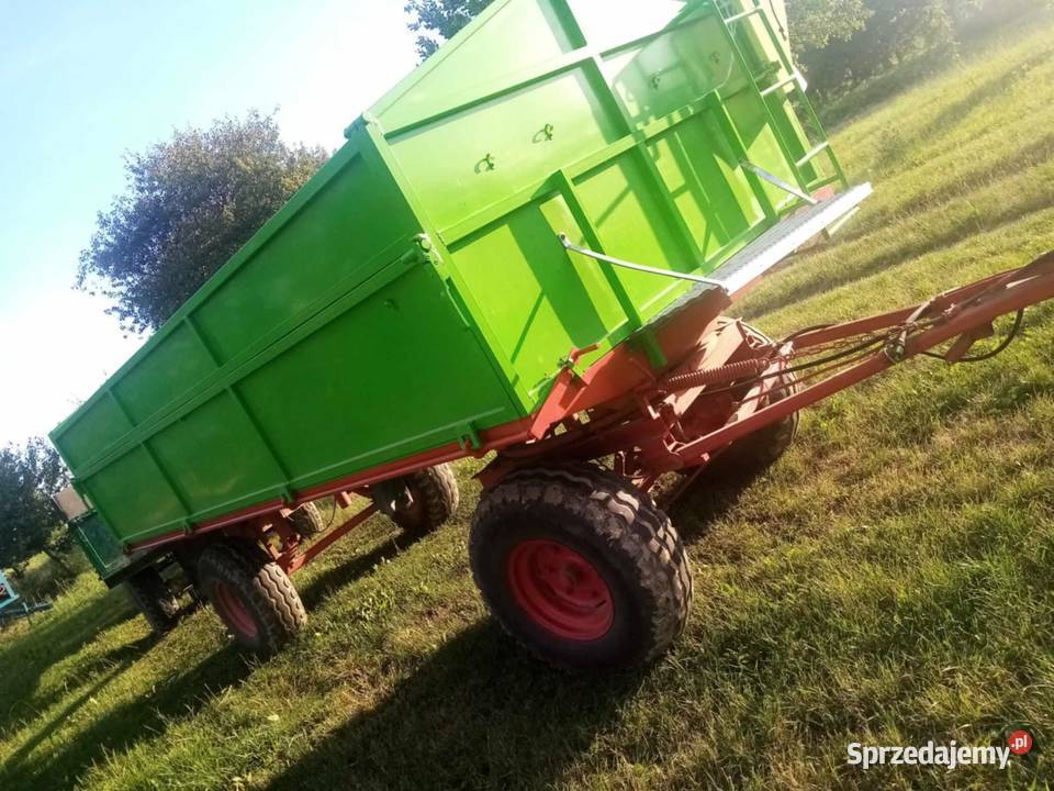 Przyczepa 57 dolny wysyp hamulceplandeka Maciejów Stary
