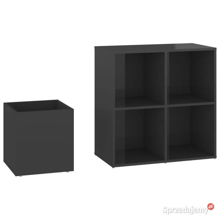 Szafka na buty szara z połyskiem 105x355x70 Warszawa