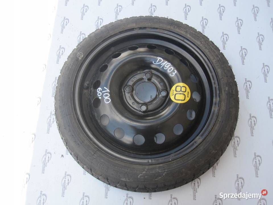 NISSAN koło dojazdowe 1257015 95M 4x100 ET40