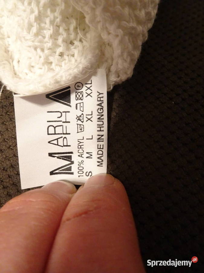 biały sweter damski rozmiar M biały