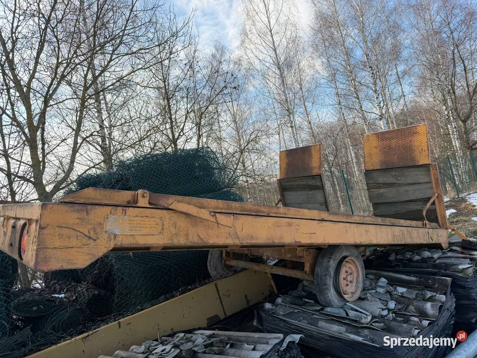 Mała przyczepa niskopodwozie rolnicza lubelskie Kraśnik sprzedam