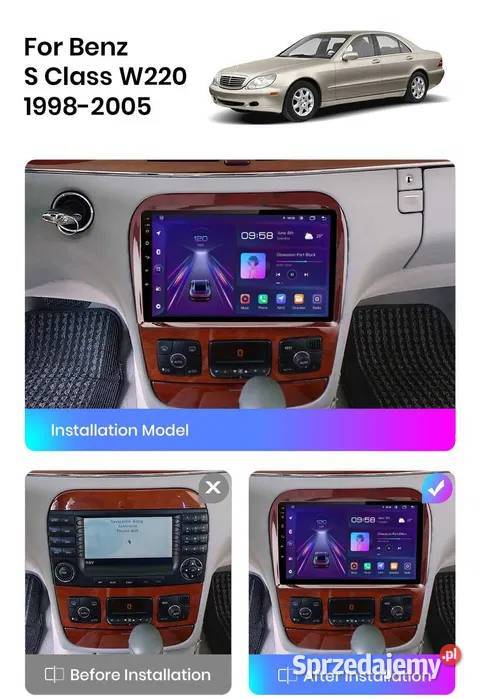 Radio Android Mercedes SClass W220 wifi gps Ożarowice