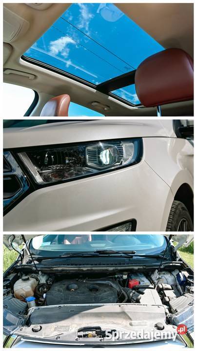 Ford Edge 20 BiTurbo 245 AWD Powershift Full ogranicznik prędkości Krużlowa Wyżna