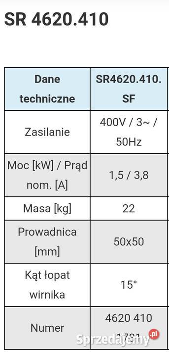 Mieszadło poziome FLYGT 4620 Biznes i Przemysł Warszawa
