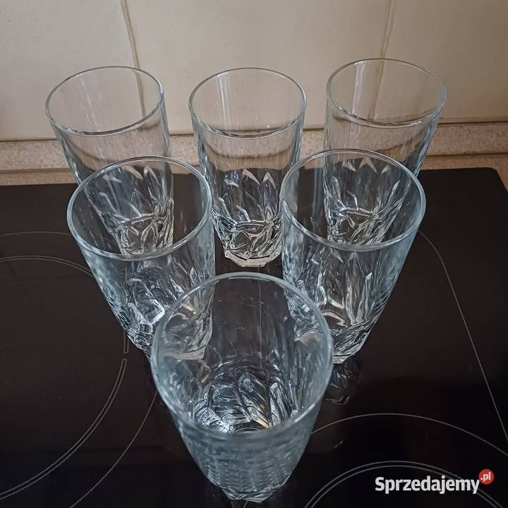 Szklanki do napoi Luminarc 6 Nowe Sieradz sprzedam
