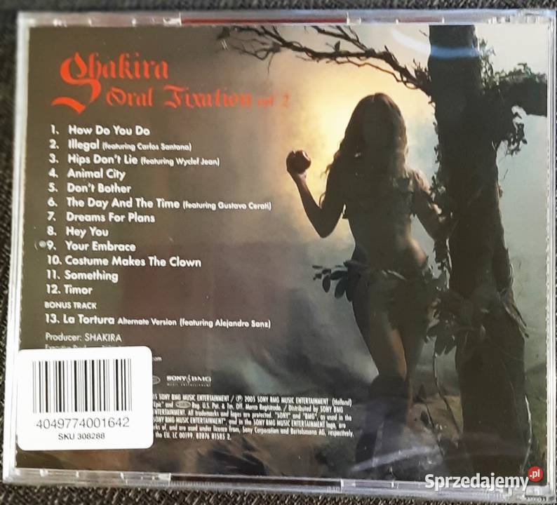 Wspaniały Album CD SHAKIRA Oral Fixation Vol 2 Chorzów