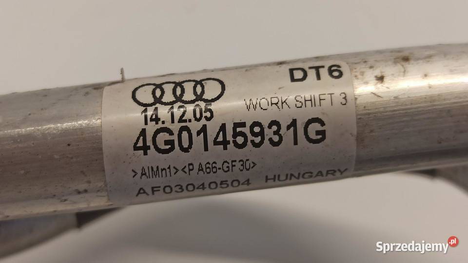 AUDI A6 C7 RURA PRZEWÓD WODY 4G0145931G