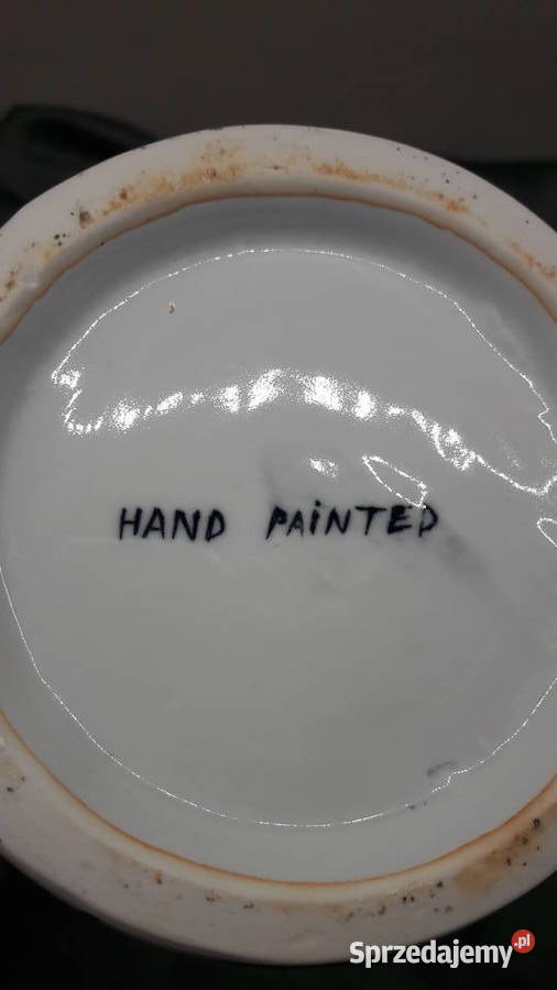 Wazon ceramiczny ręcznie malowany hand painted Głuchołazy