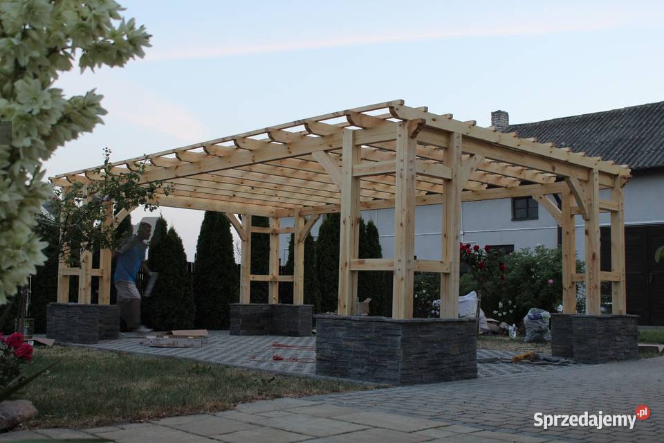 Pergola ogrodowa altana zadaszenie na taras Zamość