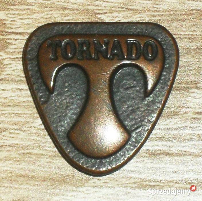 Przypinka znaczek miedziany emblemat T TORNADO