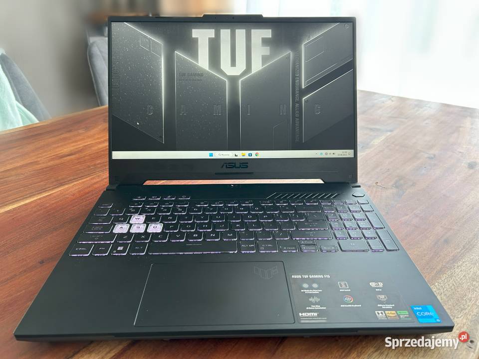 Asus TUF F15 Gaming FX507ZC4 RTX 3050 Asus Komputery i Akcesoria Grabów