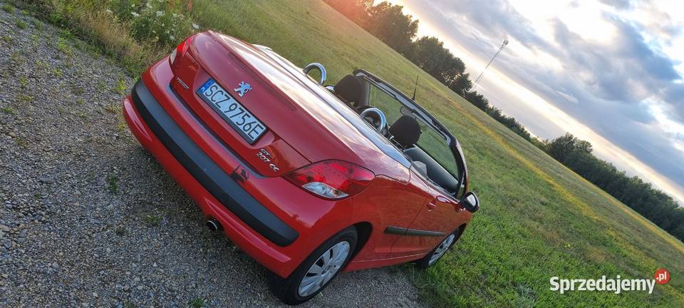 Peugeot 207cc Cabrio na każdą pogodę zadbany Lubojna