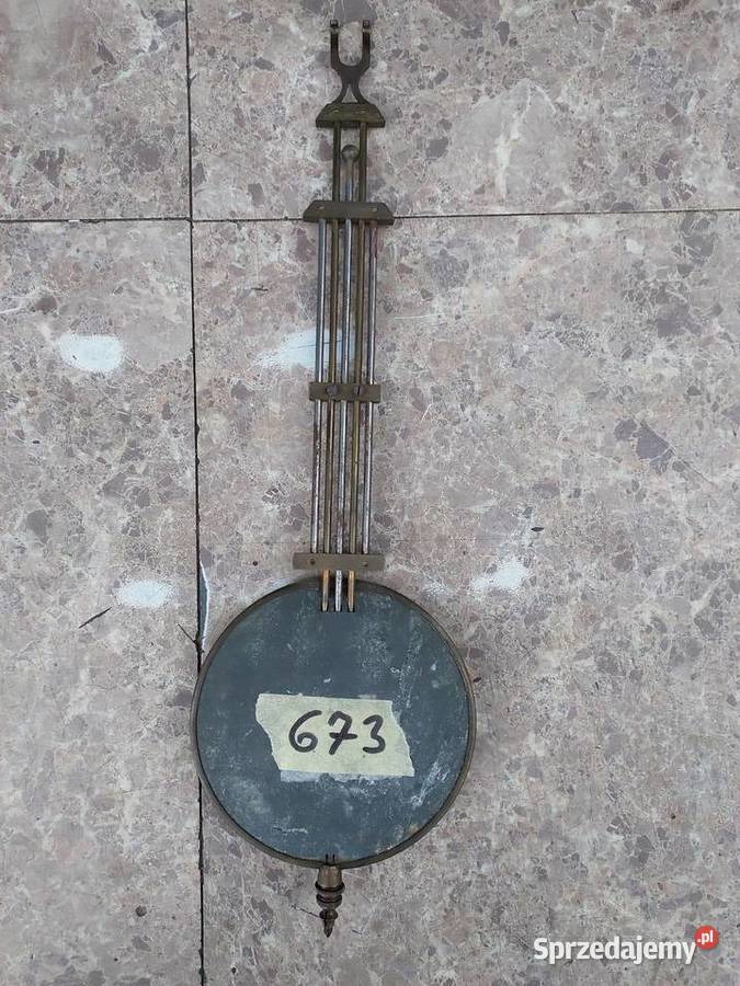 673 Wahadło rusztowe starego zegara Junghans 10 pomorskie Tczew