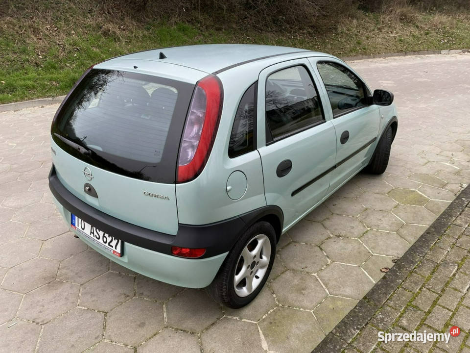 Opel Corsa Opel Corsa C Opłacony Benzyna Mały zielony Gostyń sprzedam