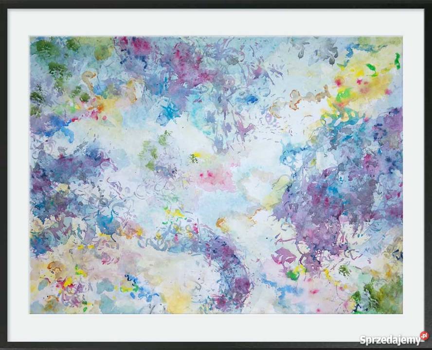 Obraz akwarelowy abstrakcja akwarela abstrakcje Karpacz sprzedam