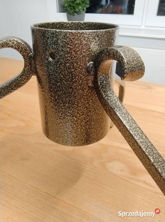 Stojak choinkowy kuty klasyczny złoty Racibórz