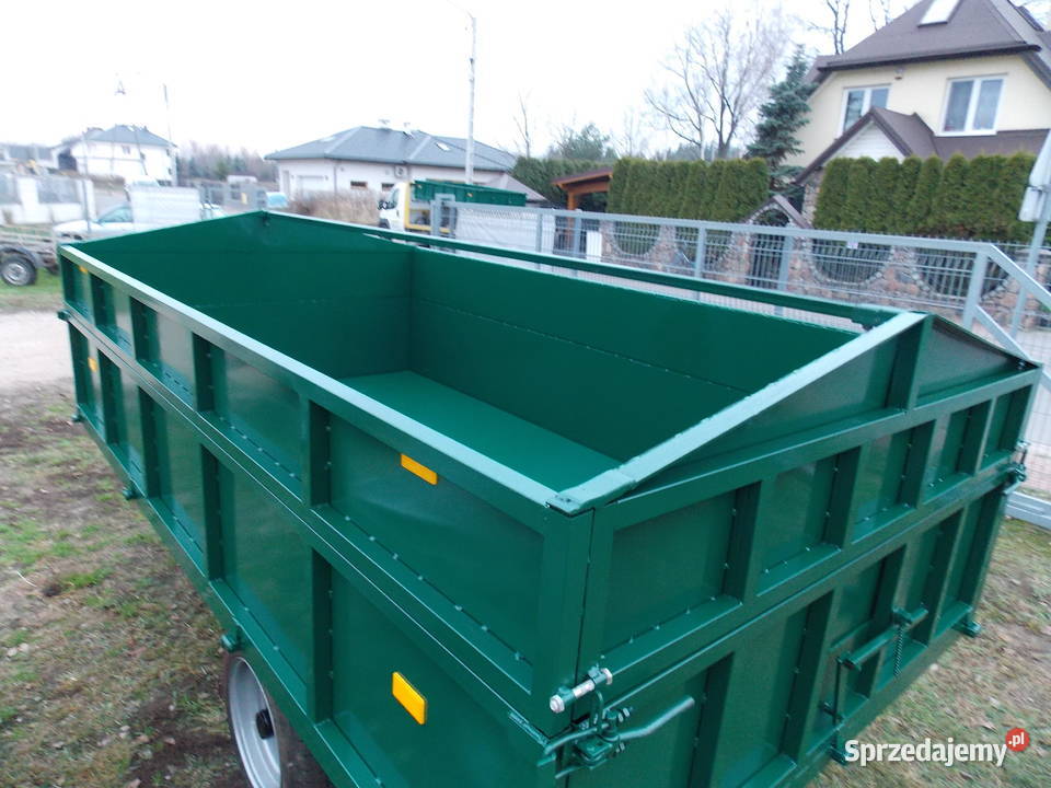 Przyczepa wywrotka jednoosiowa mocna 345ton Nowe Iganie sprzedam