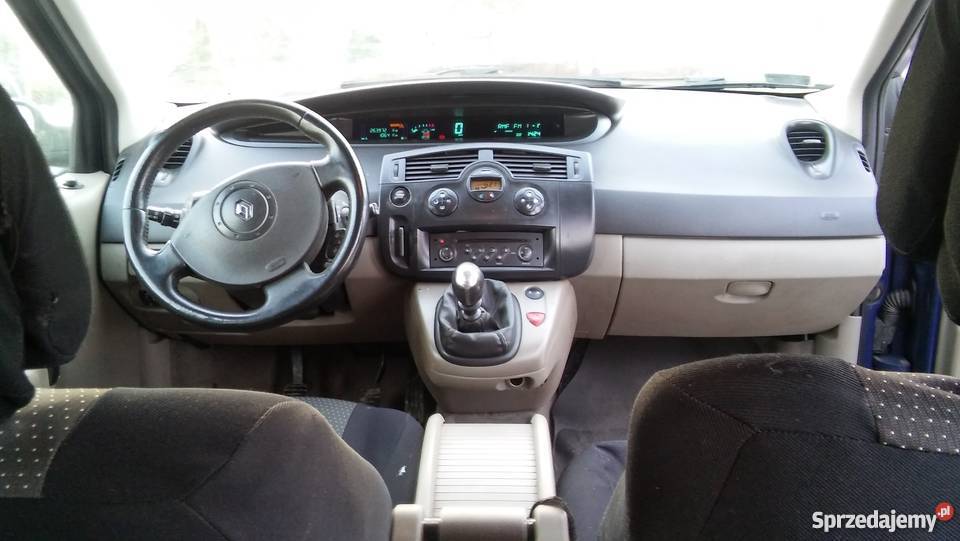 Samochód Renault Megane Scenic II granatowy Gdańsk