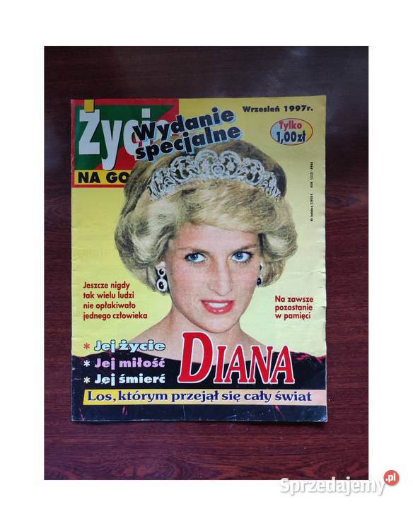 Życie na Gorąco 1997 księżna Diana Spencer ISBN 8167880600736 Kielce