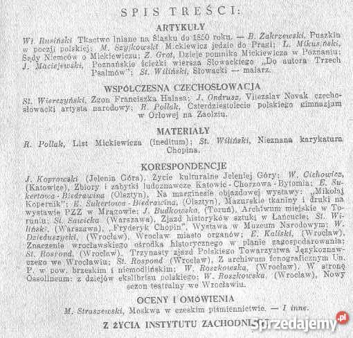 PRZEGLĄD ZACHODNI 11 1949 Warszawa