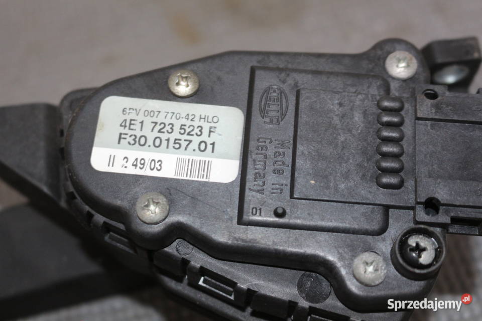 AUDI A8 D3 POTENCJOMETR GAZU 4E1723523F 6 PIN Prochowice