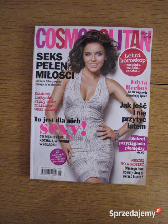 Miesięcznik Cosmopiltan Sierpeiń 2010 Edyta lubelskie Parczew