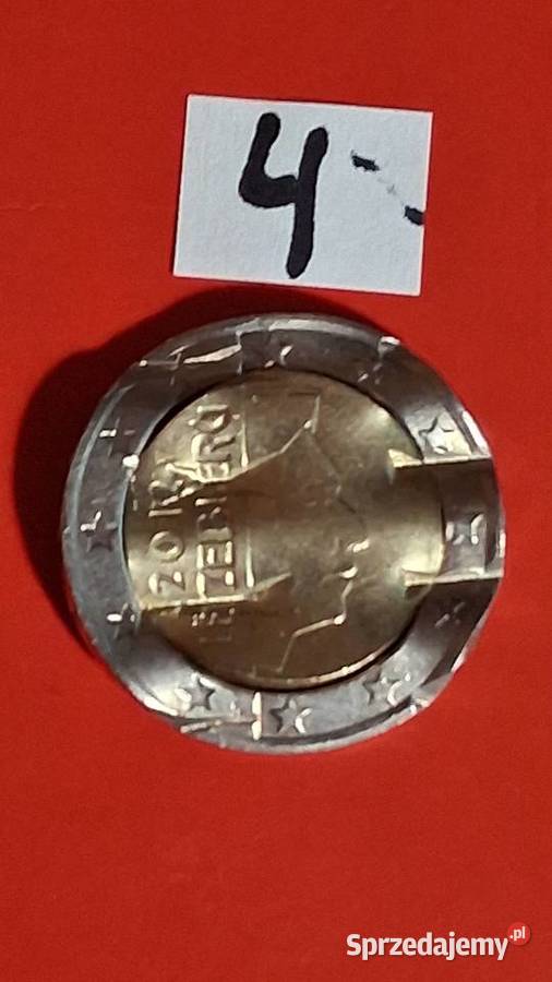 Luxemburg 2 Euro 2012 Error Rare Numizmatyka Kołobrzeg