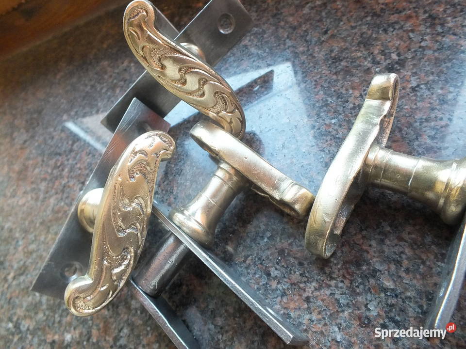 Stare klamki okienneokoło 1930 piękne 5 Antyki Bielawa