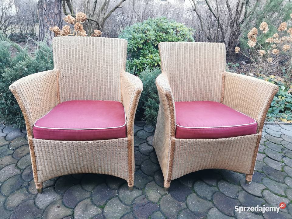 Krzesła do jadalni na taras Lloyd Loom Rattan 2