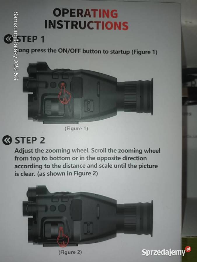 CELOWNIK NOKTOWIZYJNY KAMERA Henbaker Wifi 200m Góra Kalwaria