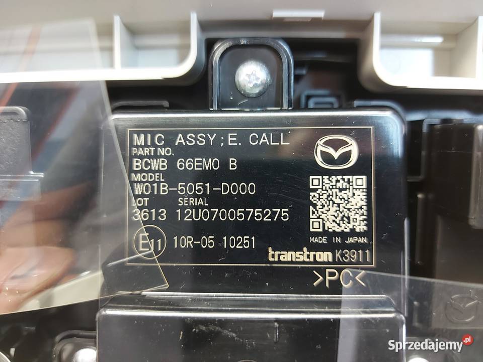 Mazda CX60 2023 lampka kabiny oświetlenia Oświetlenie kabiny