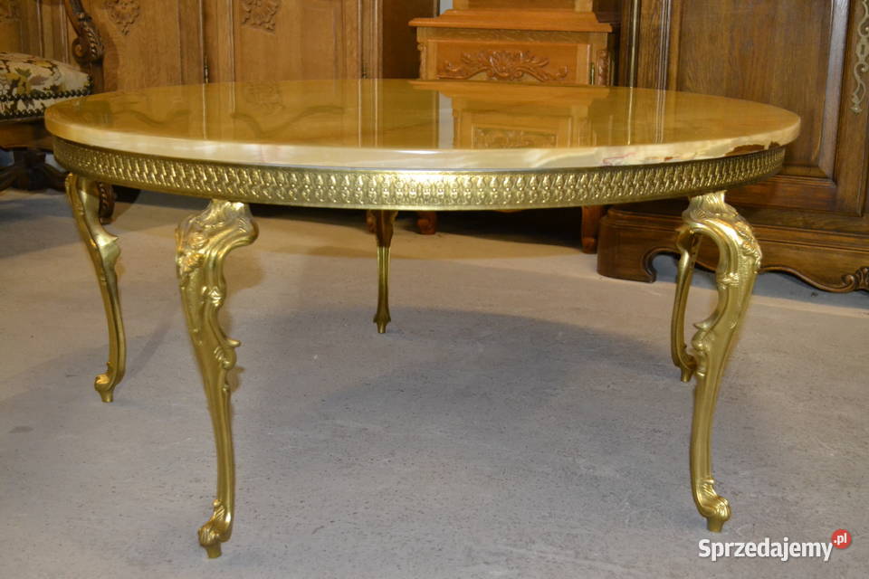 stolik okrągły onyx duży 100 Będzin