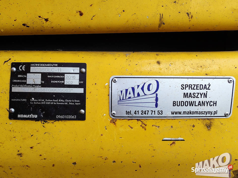 Komatsu PC360LC11 PC 300 EC 350 250 330 336 CAT świętokrzyskie Ostrowiec Świętokrzyski sprzedam
