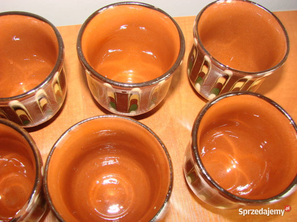 kubeczki ceramika bułgarska Pruszcz Gdański