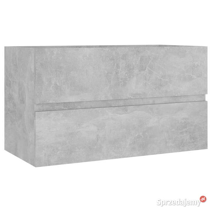 Szafka pod umywalkę szarość betonu 80x385x45 Warszawa