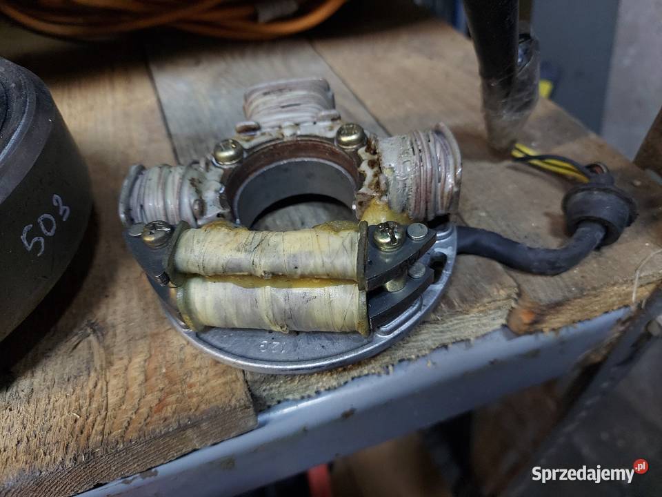 Rotax 503 Magneto iskrownik zapłon cewki koło Układ elektryczny, zapłon
