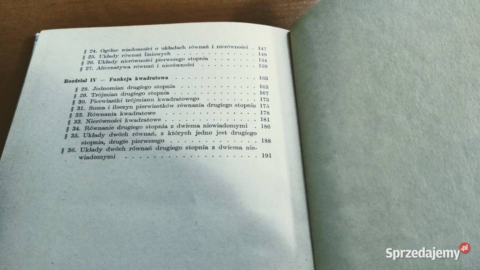 O nauczaniu algebry w klasie I liceum Gdańsk