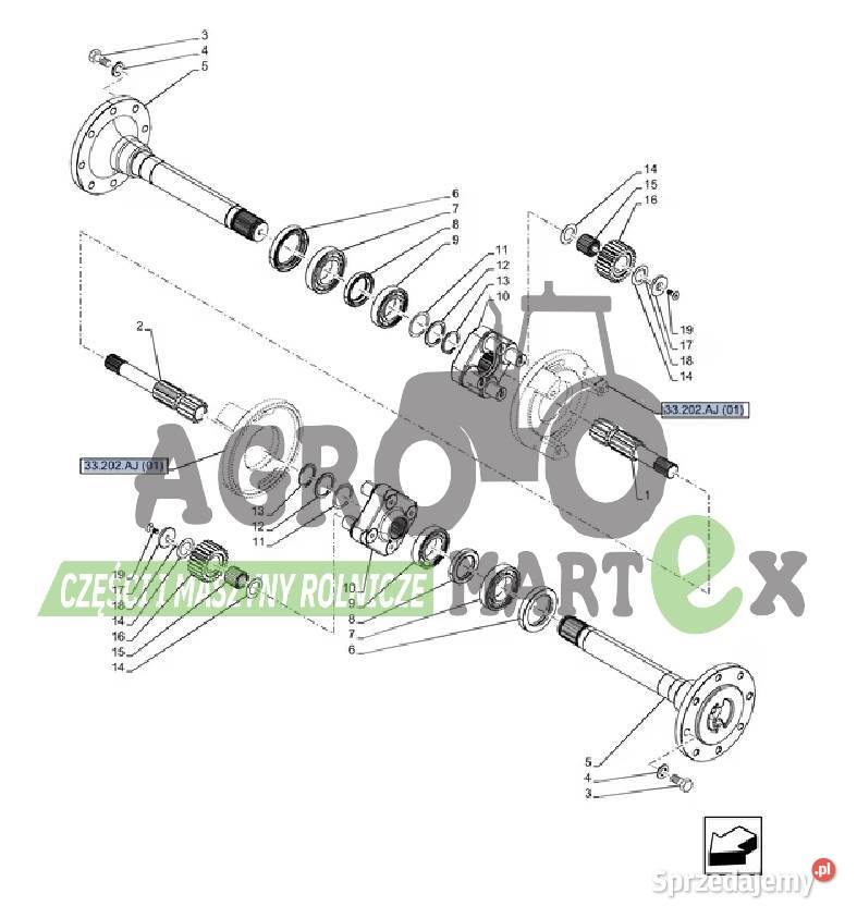 84379886 84226060 WAŁEK L245 CNH Wichrów