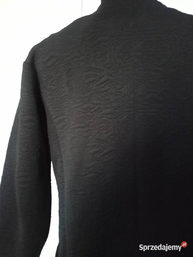 czarny kardigan