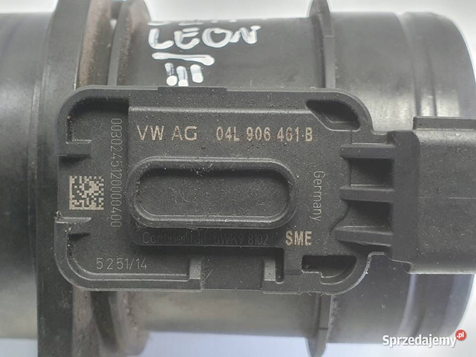 PRZEPŁYWOMIERZ POWIETRZA Seat Leon III 16 TDI osobowe Przepływomierze Rudka