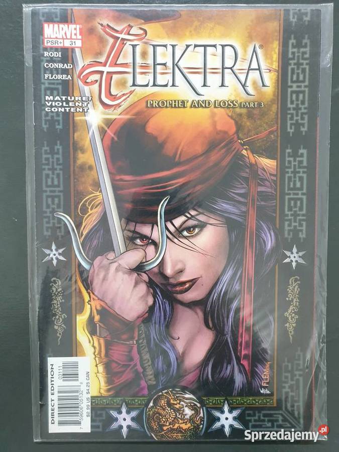 Elektra zestaw 6 oryginalnych komiksów Marvel Gdynia