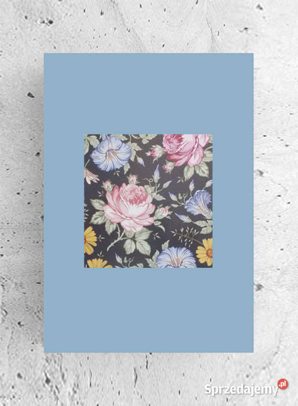 vintage obrazek a4 kwiatki plakat 21x30 retro Szczecin