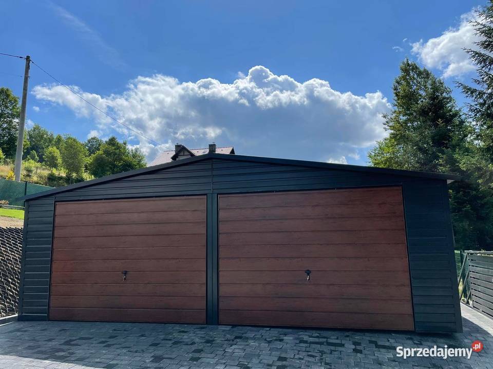 Garaż blaszany 7x6 Wzmocniony Profilami Białystok