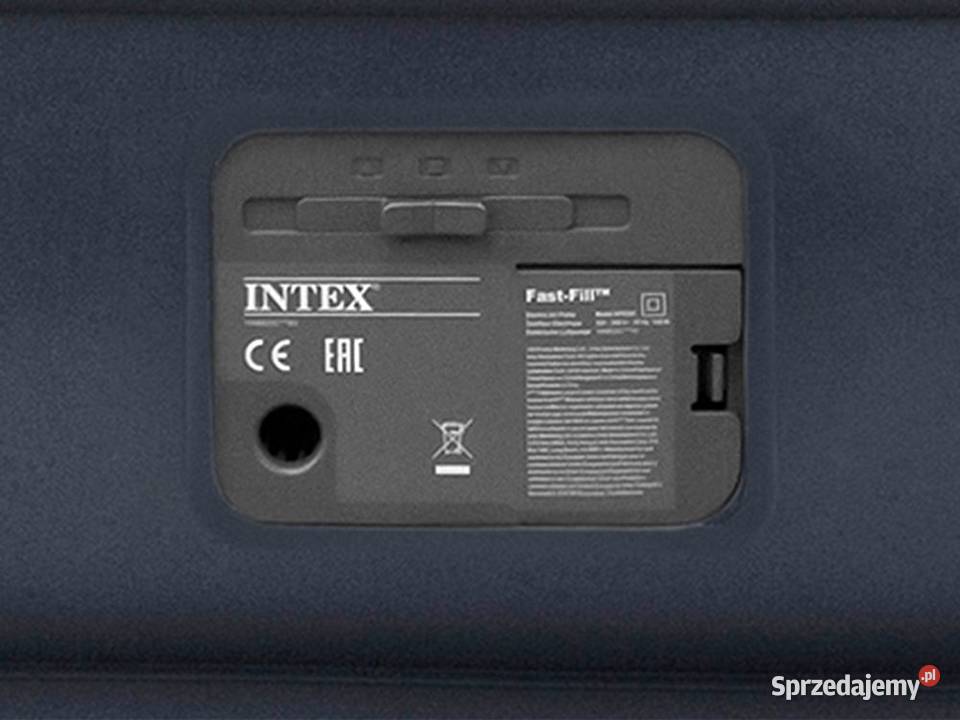 INTEX 64126 Materac Dmuchany dwuosobowy z pompką Materace i śpiwory Bydgoszcz