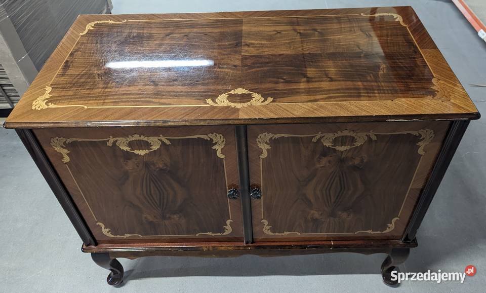KOMODA BUFET LUDWIKOWSKA ORZECH DREWNIANA ANTYK Wiślinka